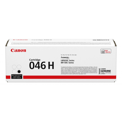 CANON 046 H TONER NERO ALTA RESA PER imageCLASS LBP654, MF731, MF733, MF735; i-SENSYS LBP653, LBP654, MF732, MF734, MF735 6.300 PAGINE